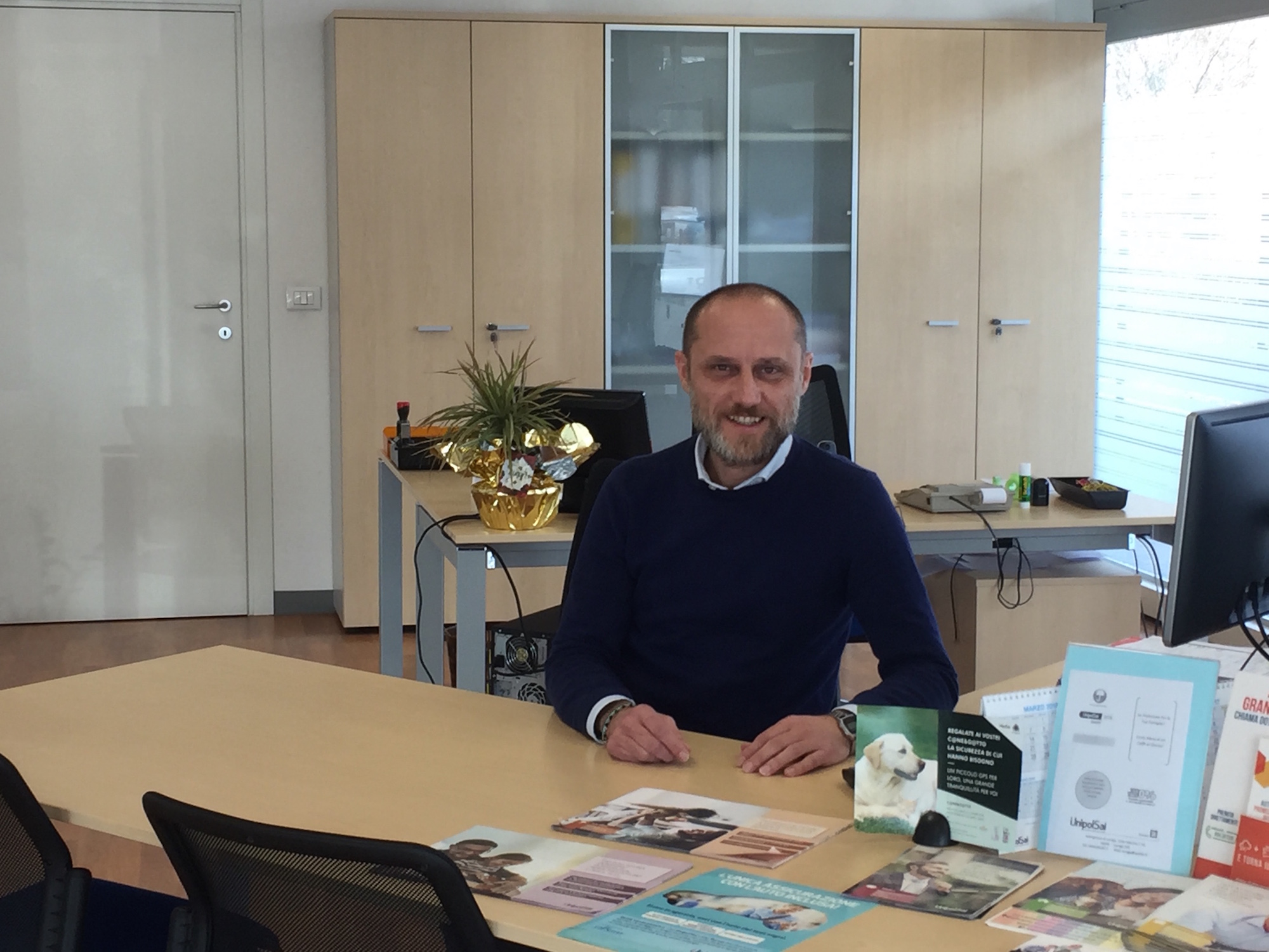 Lo staff dell'agenzia assicurativa di Unipol Lonigo